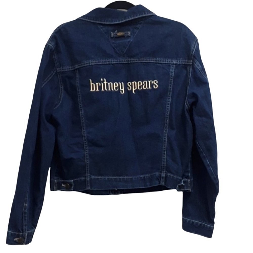 𝅺BRITNEY Spears dark blue denim jacket